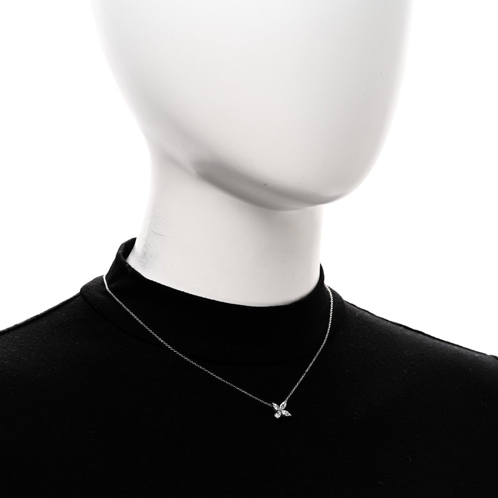 Platinum Diamond Small Victoria Necklace