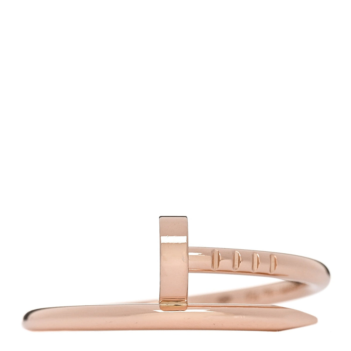 18K Pink Gold Small Juste Un Clou Ring 55 7.25