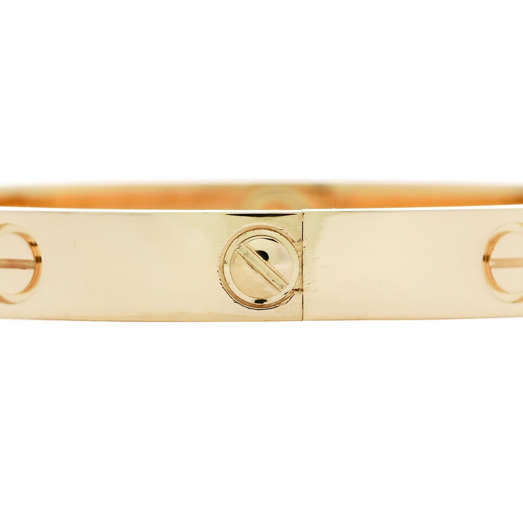 18K Yellow Gold LOVE Bracelet 17