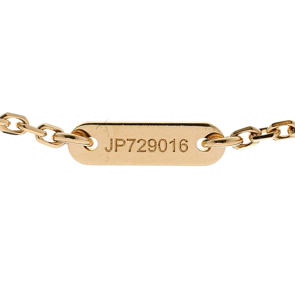 18K Yellow Gold Mother of Pearl Sweet Alhambra Butterfly Bracelet
