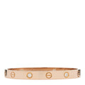 18K Pink Gold 4 Diamond LOVE Bracelet 16