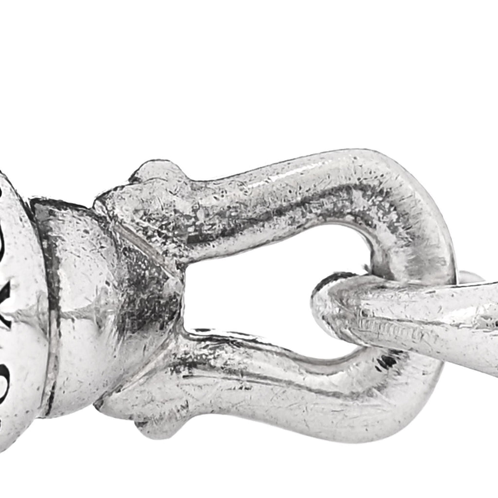 Sterling Silver Diamond 5mm Cable Buckle Bracelet