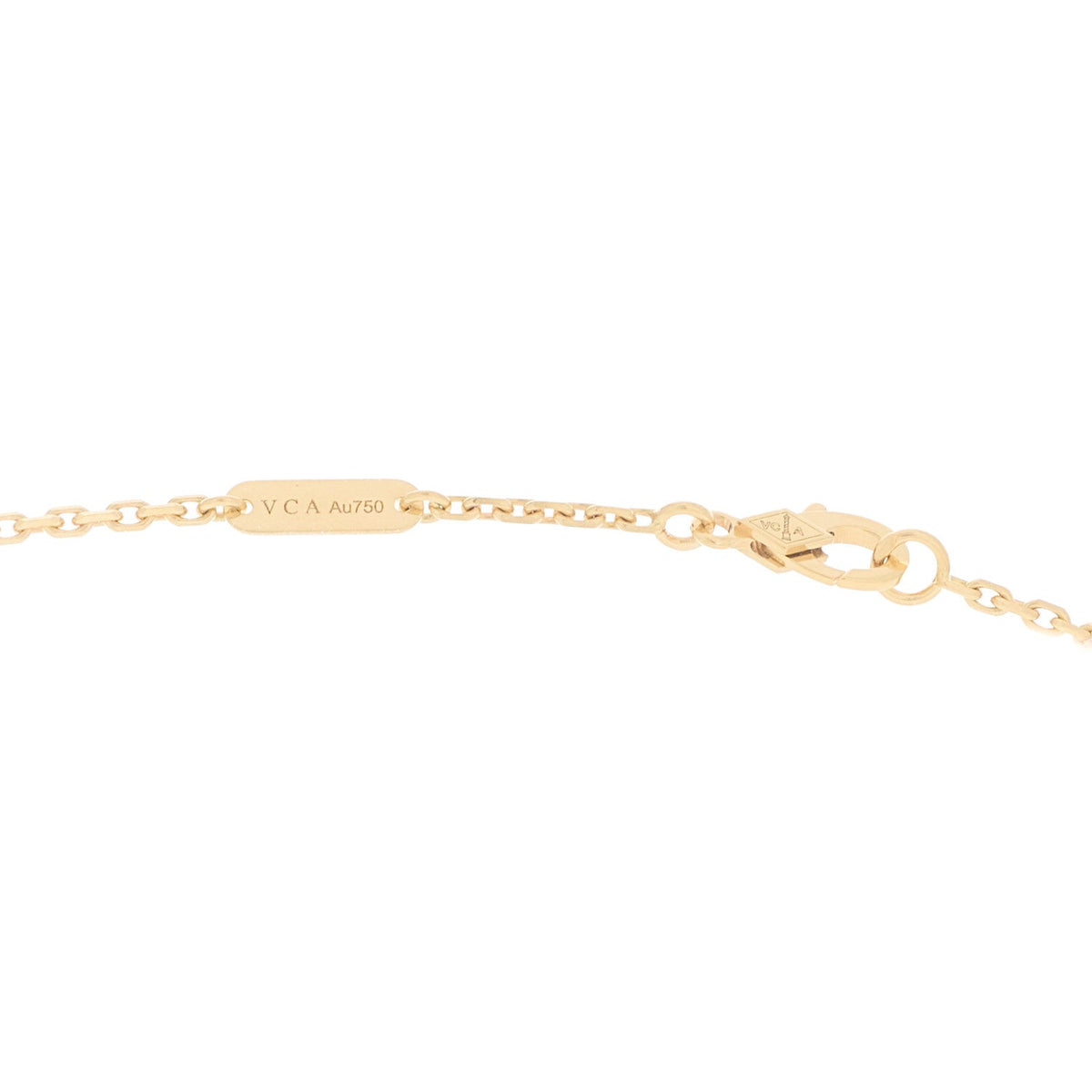 18K Yellow Gold Mother of Pearl Magic Alhambra Long Necklace