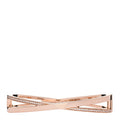 18K Rose Gold Diamond Atlas X Narrow Hinged Bangle Bracelet