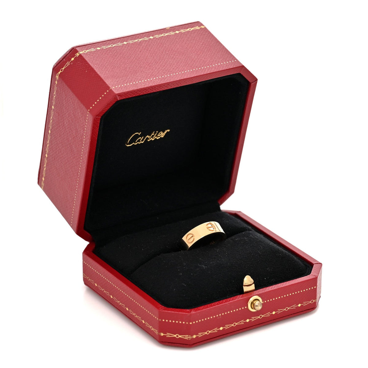 18K Yellow Gold 5.5mm LOVE Ring 50 5.5