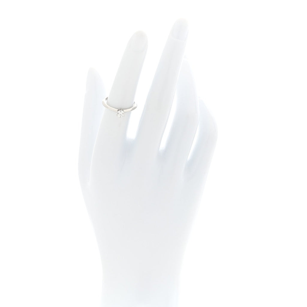 Platinum Diamond .25ct Solitaire Engagement Ring 51 5.75