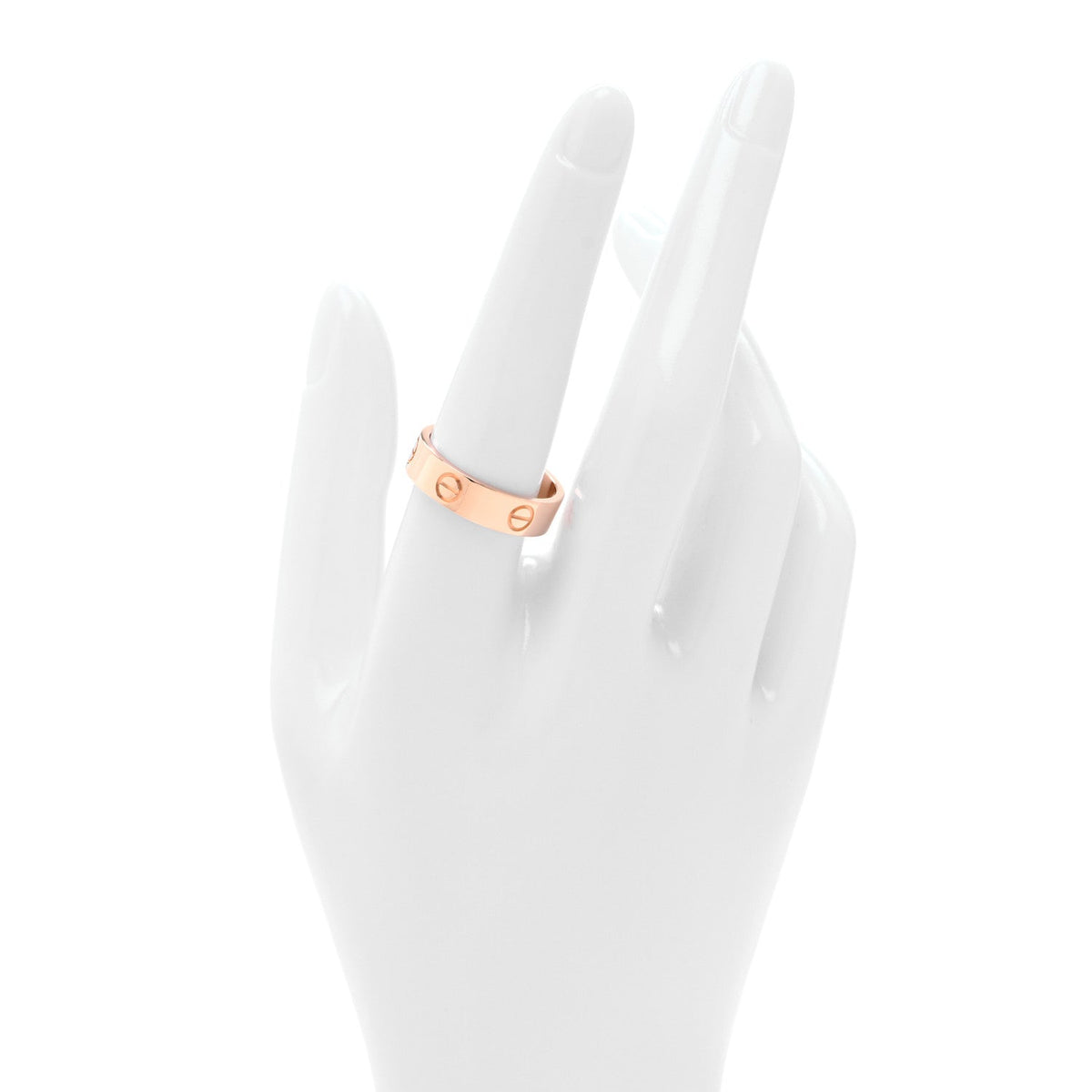 18K Pink Gold 5.5mm LOVE Ring 58 8.25