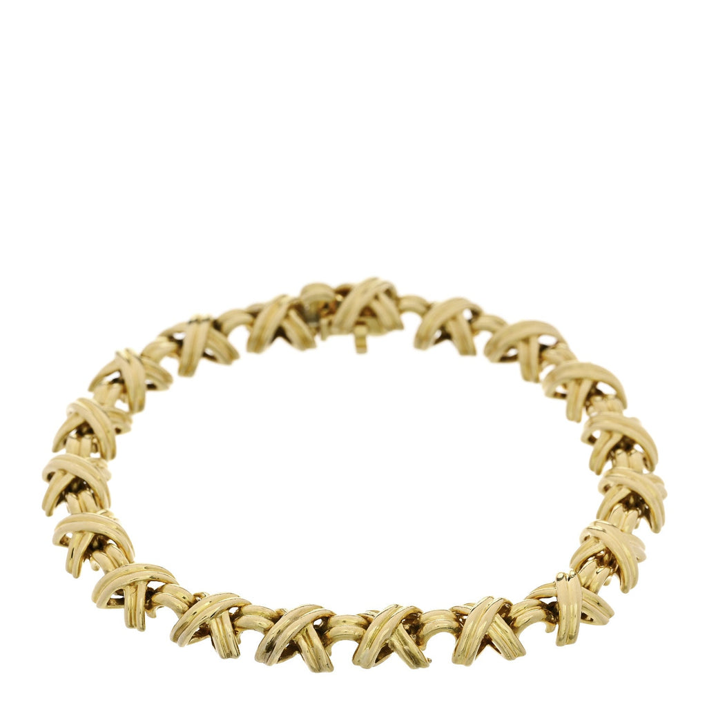 18K Yellow Gold Signature X Bracelet