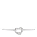 Sterling Silver Elsa Peretti Open Heart Bangle Bracelet