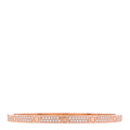 18K Pink Gold Diamond Small LOVE Paved Bracelet 16