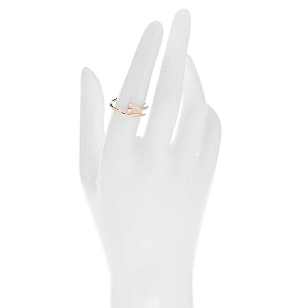 18K Pink Gold Small Juste Un Clou Ring 55 7.25