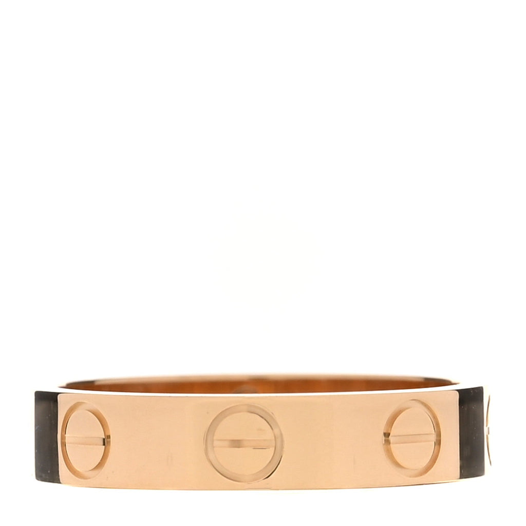 18K Yellow Gold 3.5mm LOVE Wedding Band Ring 48 4.5