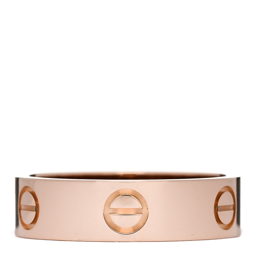 18K Pink Gold 5.5mm LOVE Ring 57 8