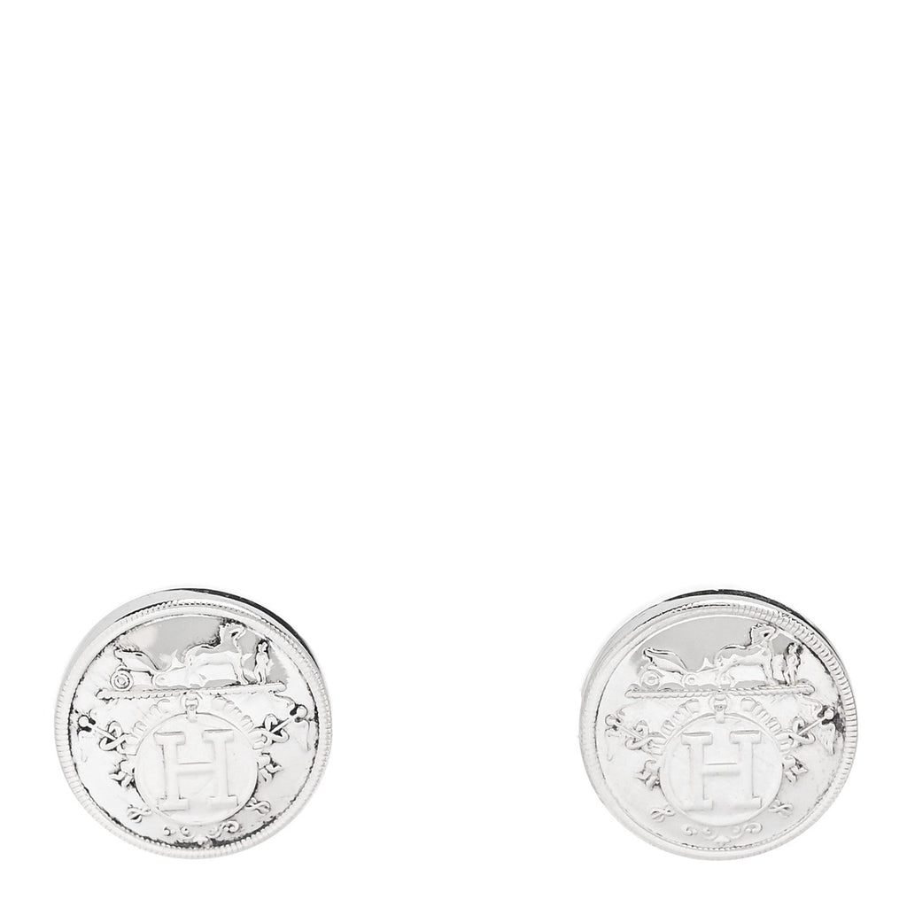 Sterling Silver TPM Ex-Libris Earrings