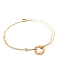 18K Yellow Gold Diamond Love Bracelet