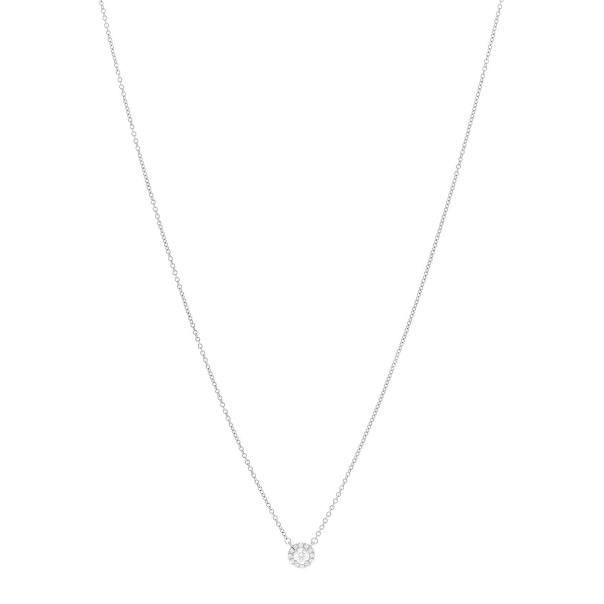 Platinum Diamond .22ct Soleste Pendant