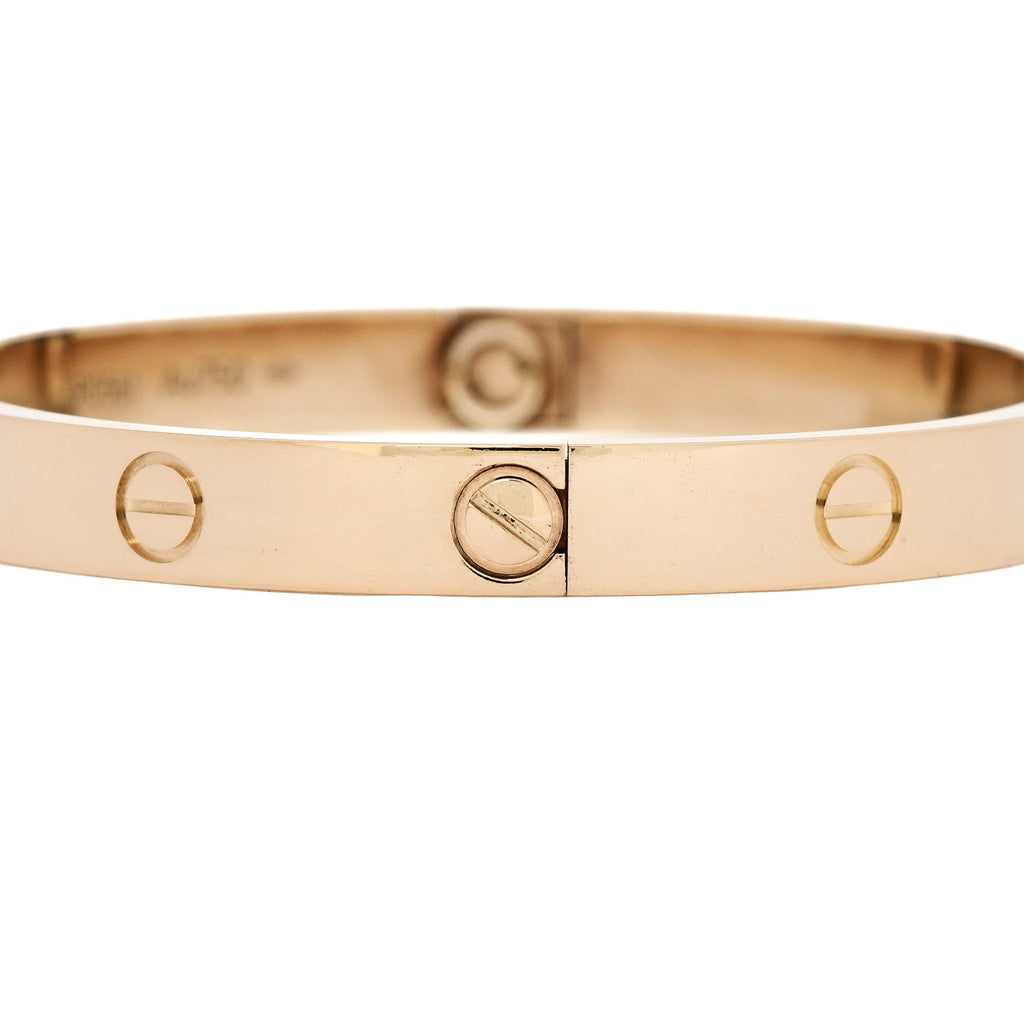 18K Yellow Gold LOVE Bracelet 17