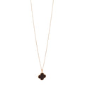 18K Rose Gold Letterwood Magic Alhambra Long Necklace