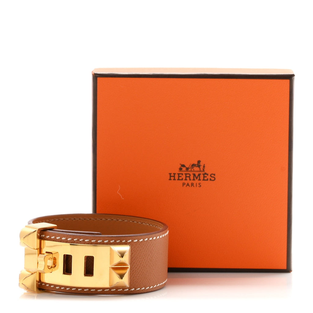 Epsom Collier de Chien CDC 24 Bracelet T2 Gold