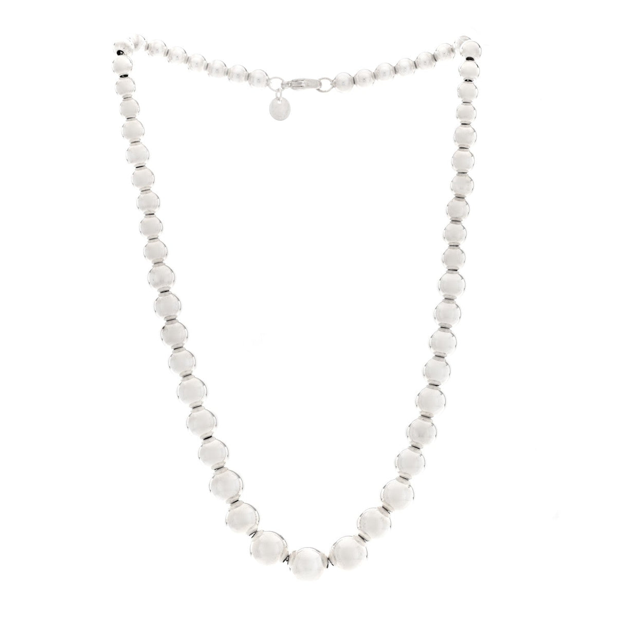 Sterling Silver 10mm Hardwear Ball Necklace
