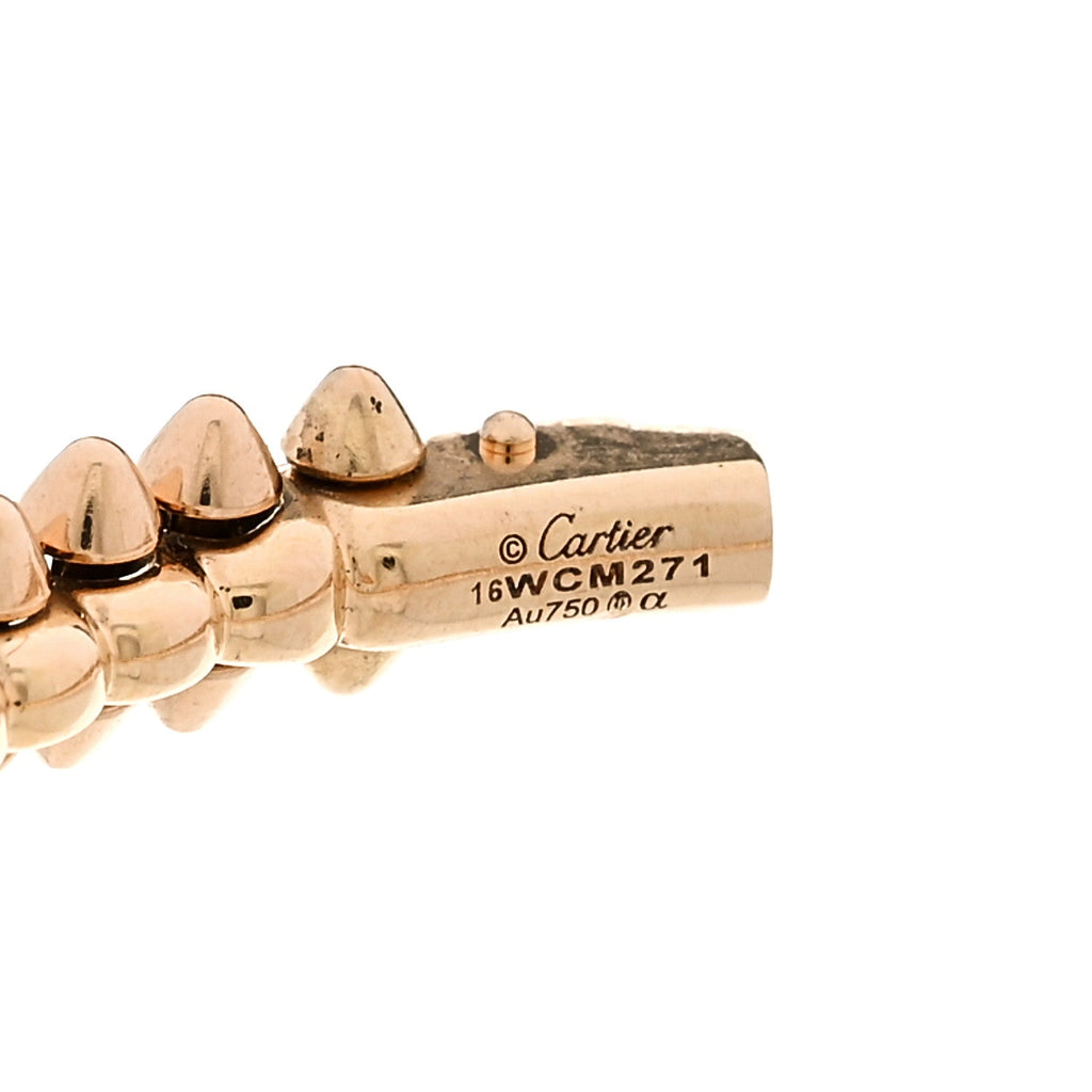 18K Pink Gold Small Clash De Cartier Bracelet 16
