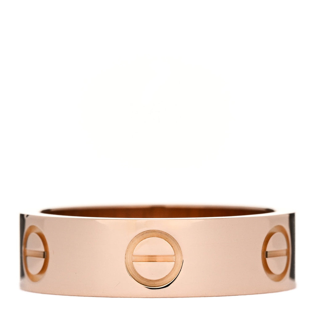 18K Pink Gold 5.5mm LOVE Ring 53 6.5