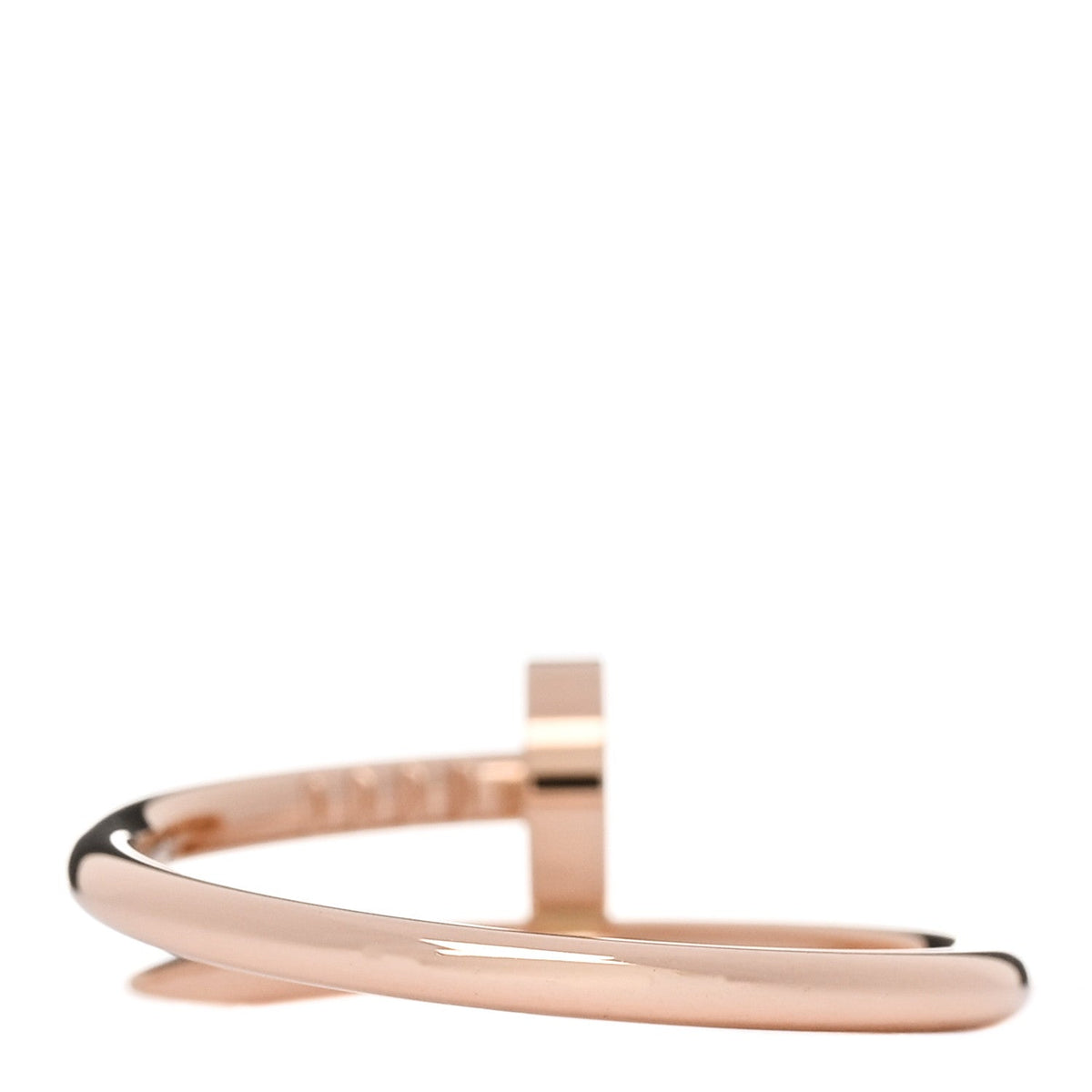 18K Pink Gold Small Juste Un Clou Ring 55 7.25