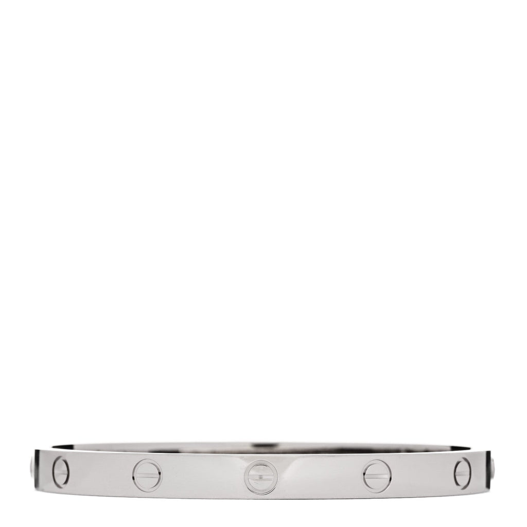 18K White Gold LOVE Bracelet 18