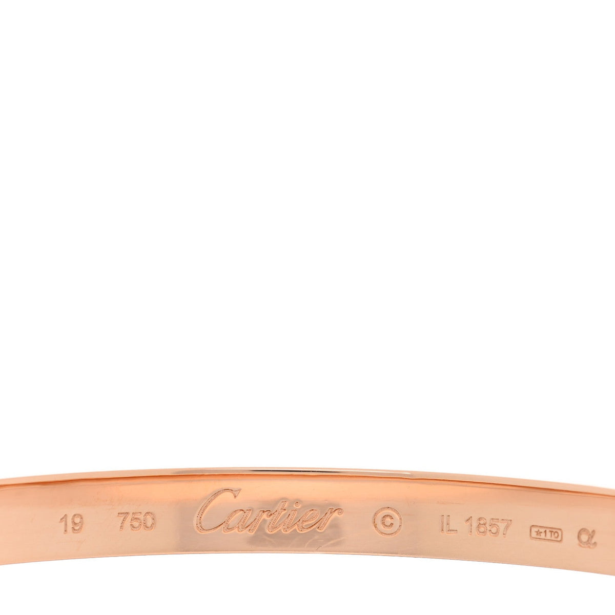 18K Pink Gold LOVE Bracelet 19