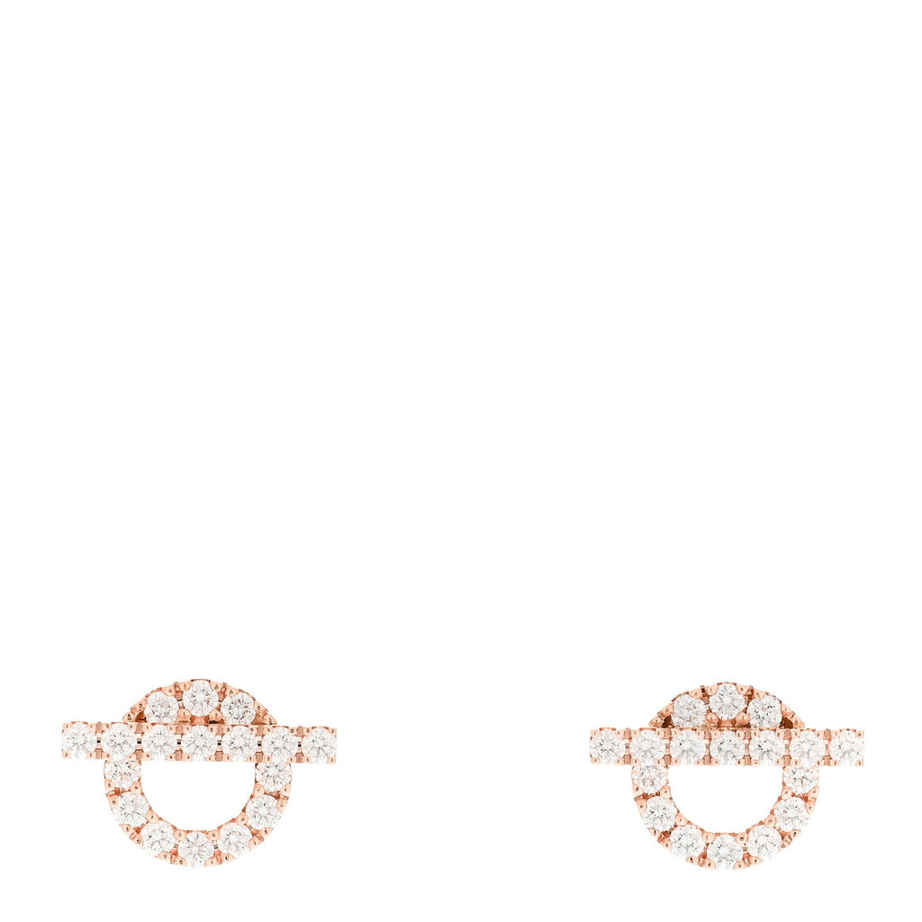 18K Rose Gold Diamond Finesse Earrings