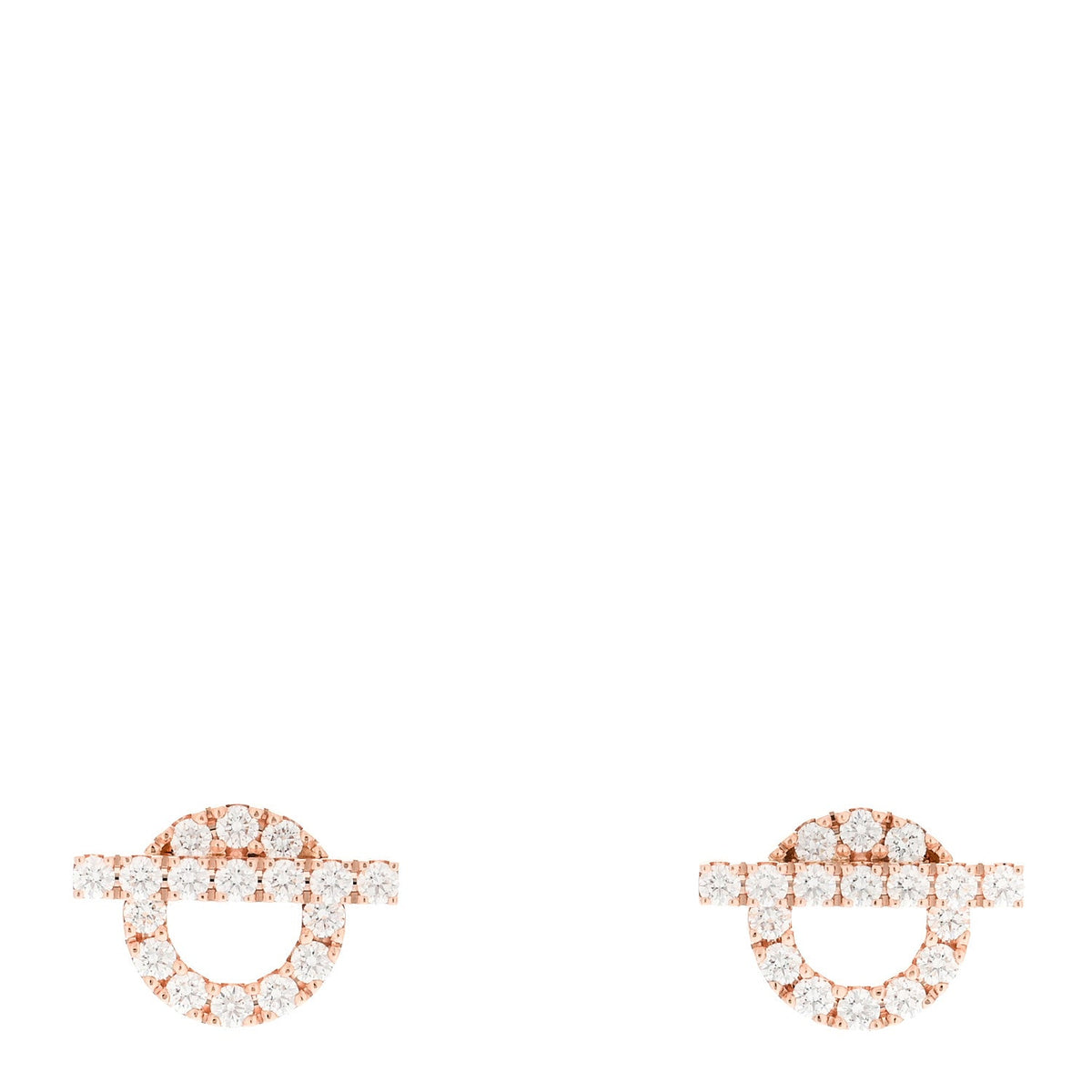 18K Rose Gold Diamond Finesse Earrings