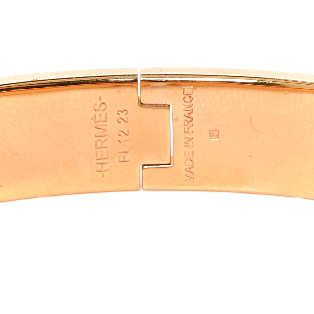 Enamel Narrow Print Brides de Gala Love Clic Clac H Bracelet PM Confettis
