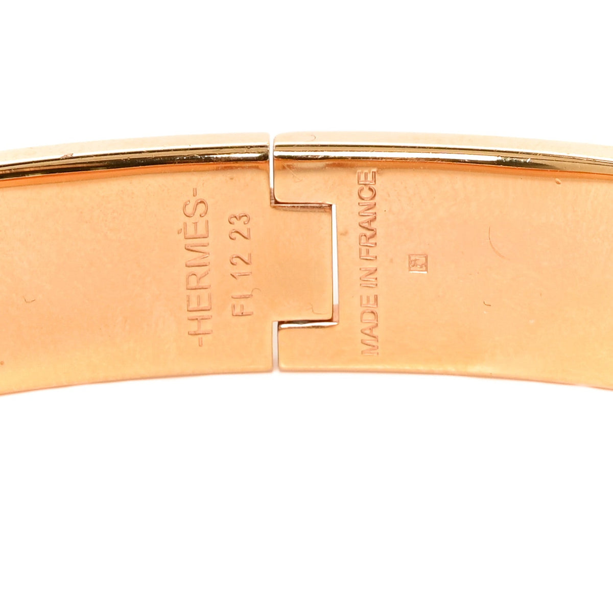 Enamel Narrow Print Brides de Gala Love Clic Clac H Bracelet PM Confettis