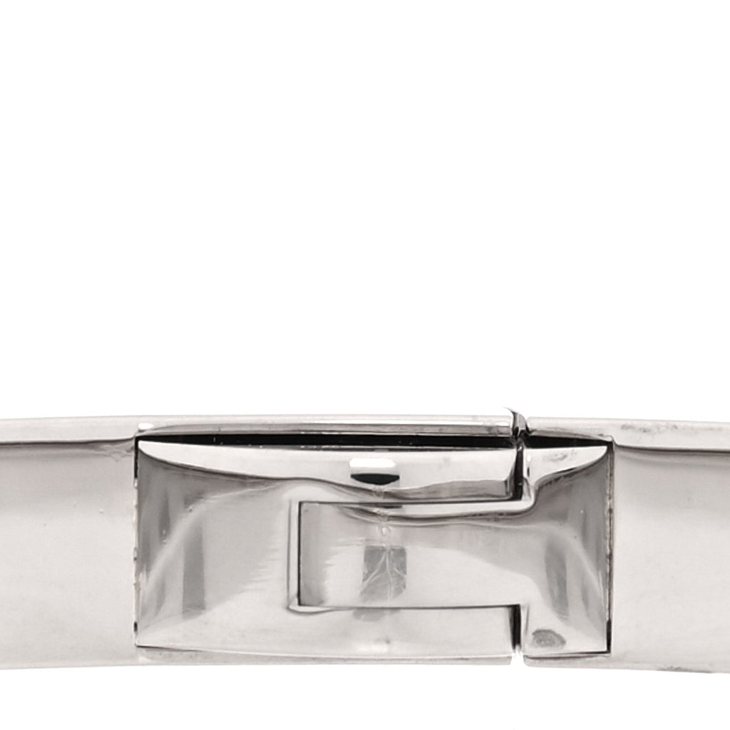 18K White Gold Small LOVE Bracelet 16