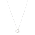 Sterling Silver 16mm Elsa Peretti Open Heart Pendant Necklace