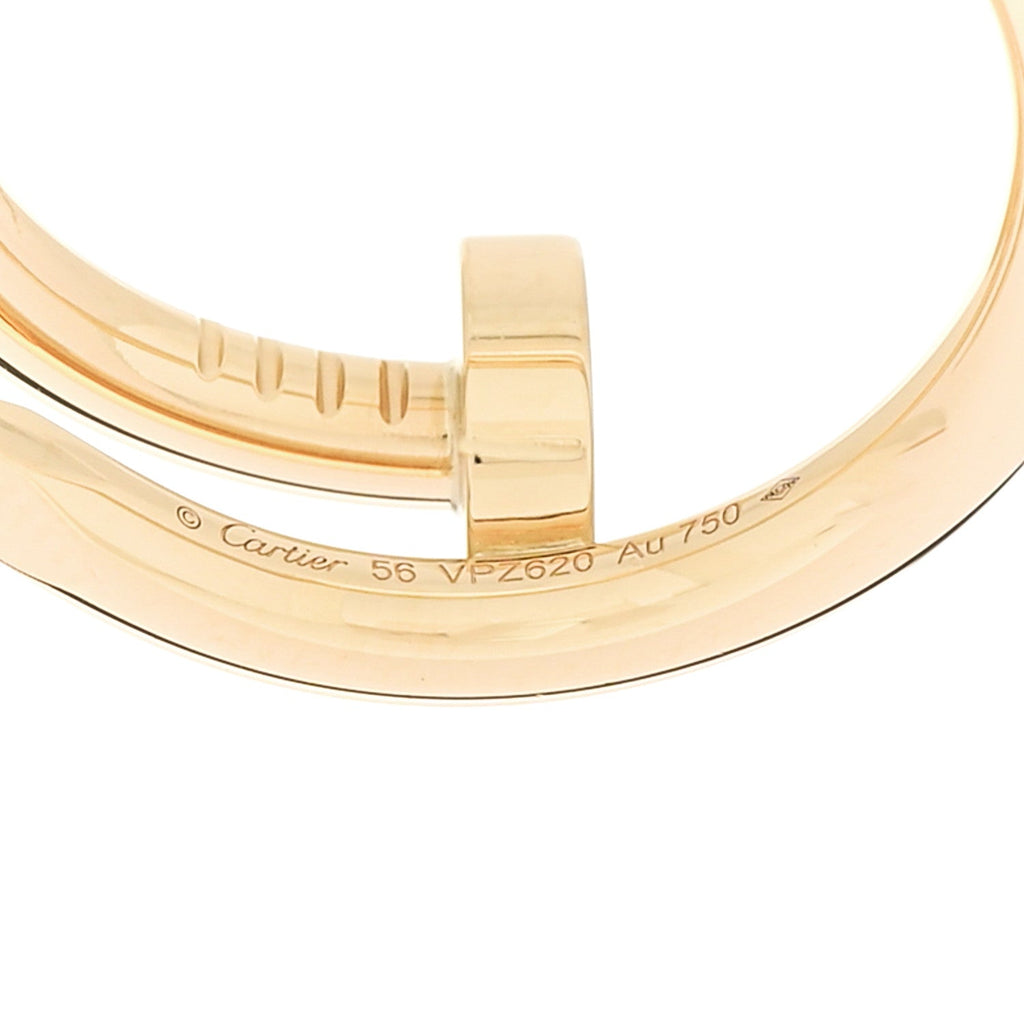 18K Yellow Gold Juste Un Clou Ring 56 7.5