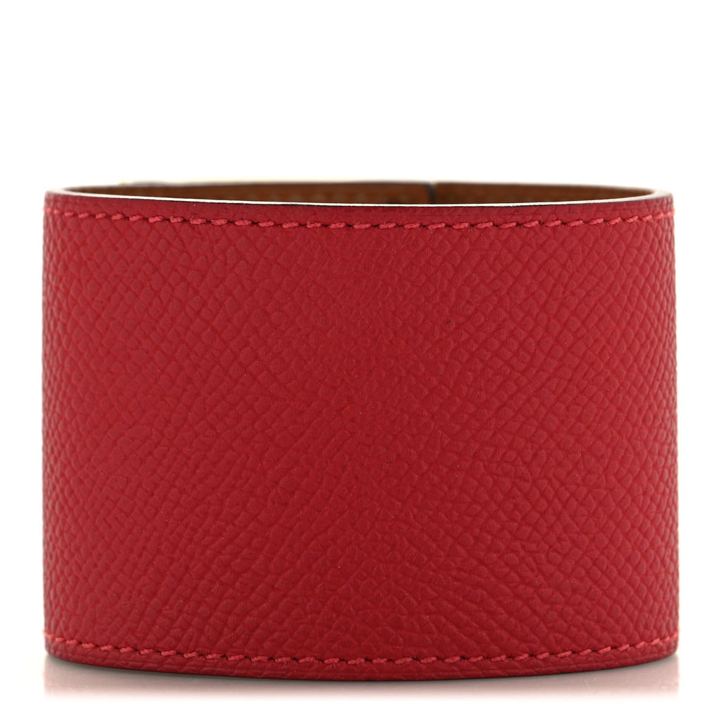 Epsom Kelly Extreme Dog Bracelet S Rouge Casaque