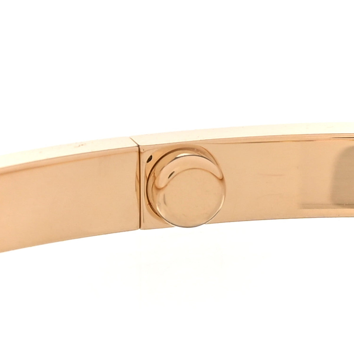 18K Yellow Gold Diamond Small LOVE Paved Bracelet 19