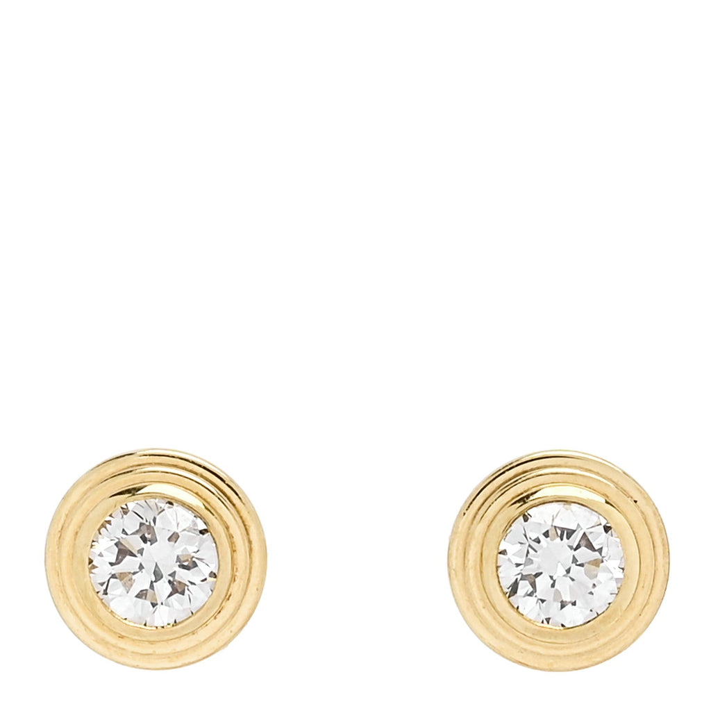 18K Yellow Gold Diamond XS D'Amour Earrings