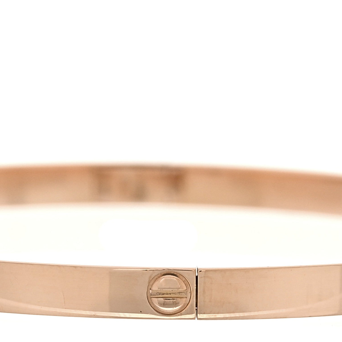 18K Pink Gold 6 Diamond Small LOVE Bracelet 18
