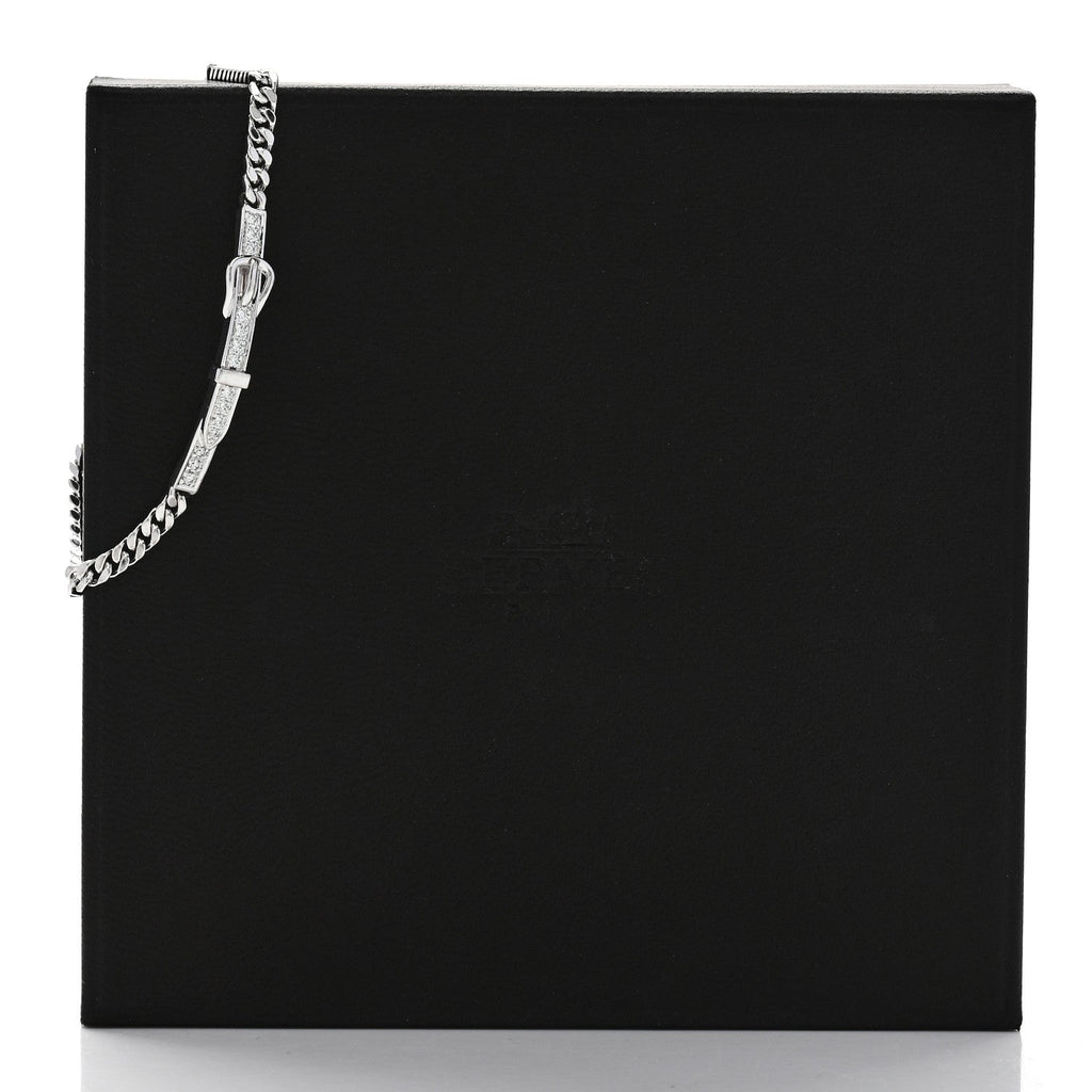 18K White Gold Diamond Etriviere Bracelet