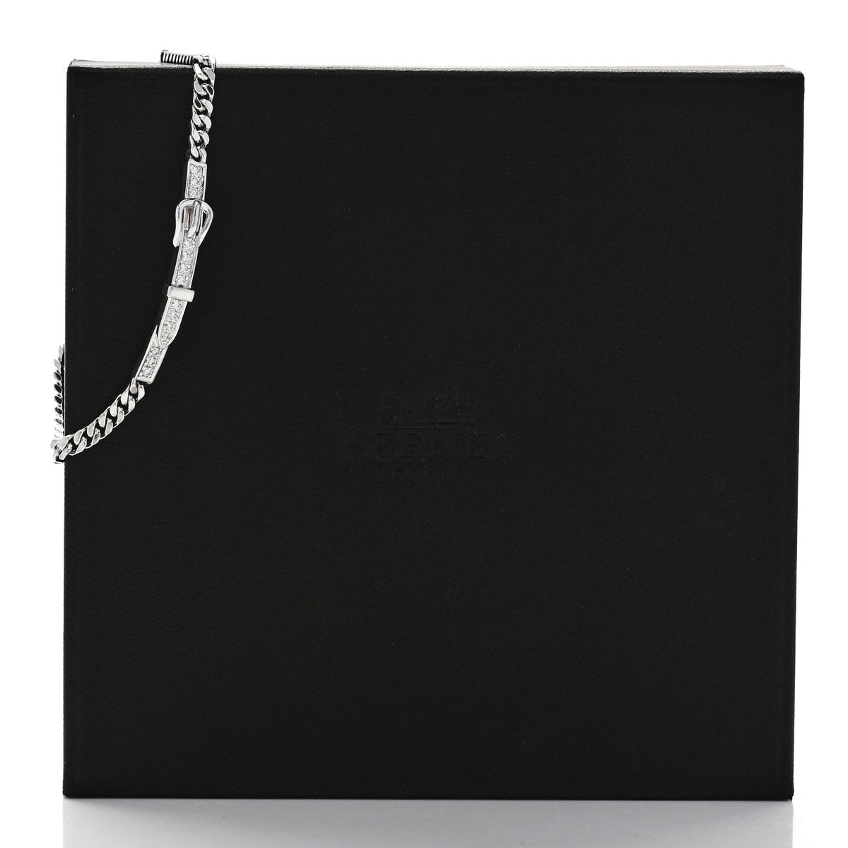 18K White Gold Diamond Etriviere Bracelet