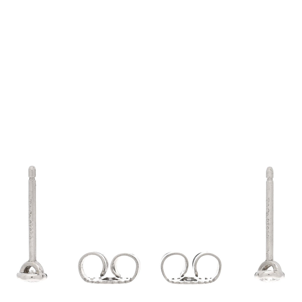 Platinum Diamond .12ctw Elsa Peretti Diamonds By The Yard Earrings