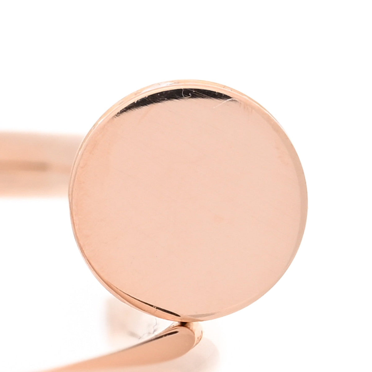 18K Pink Gold Diamond Small Juste Un Clou Bracelet 14