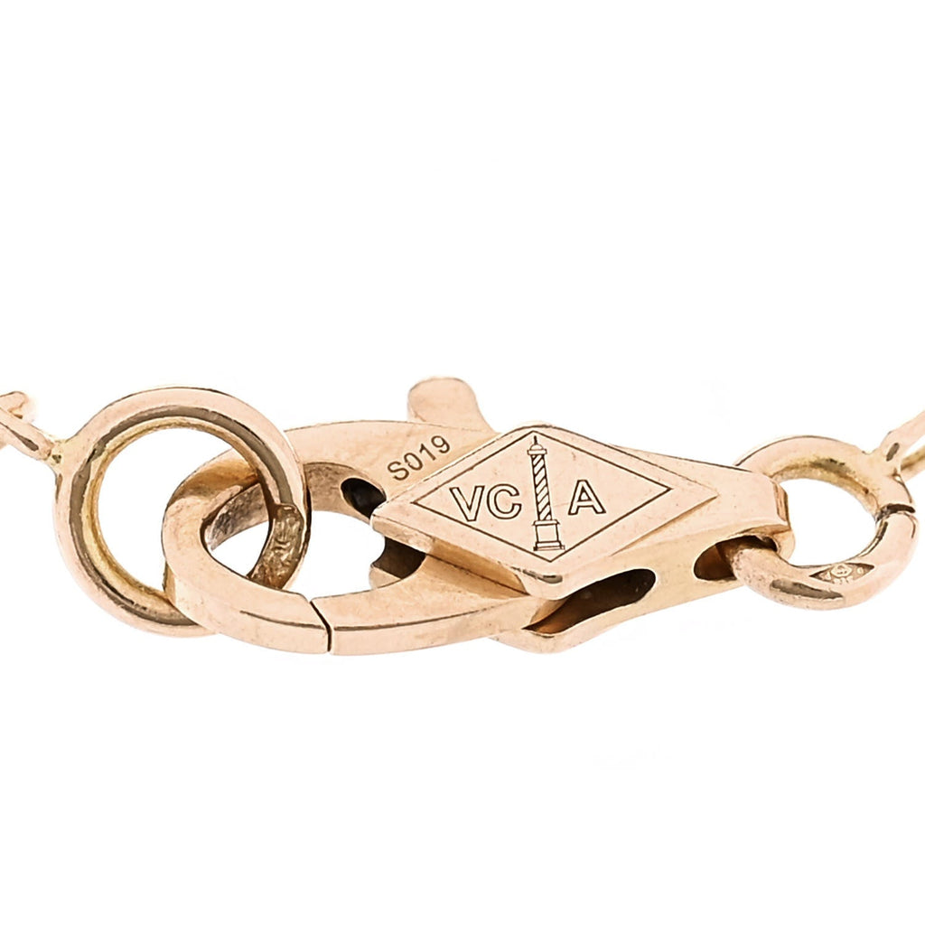 18K Rose Gold 6 Motifs Sweet Alhambra Bracelet