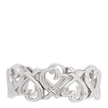 Sterling Silver Paloma Picasso Loving Heart Band Ring 54 6.75