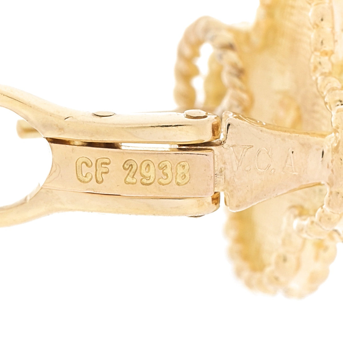 18K Yellow Gold Vintage Alhambra Earrings