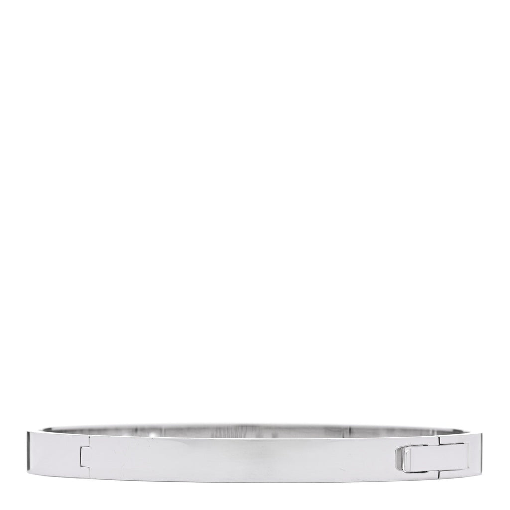 18K White Gold Diamond PM H D'Ancre Bracelet ST