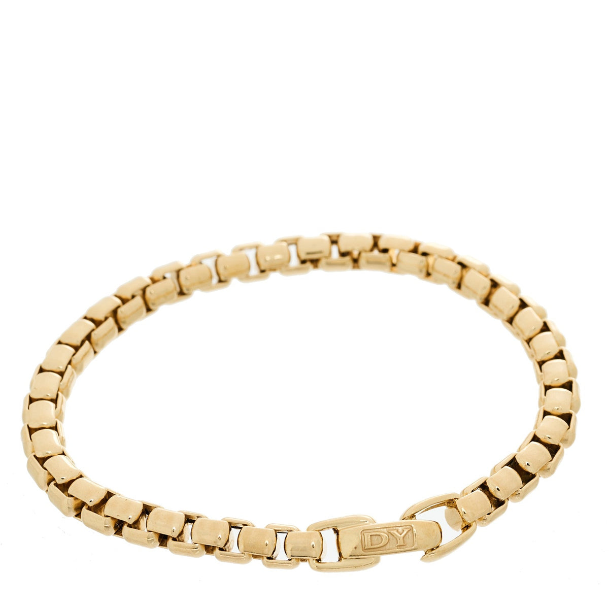 18K Yellow Gold 5mm Box Chain Bracelet
