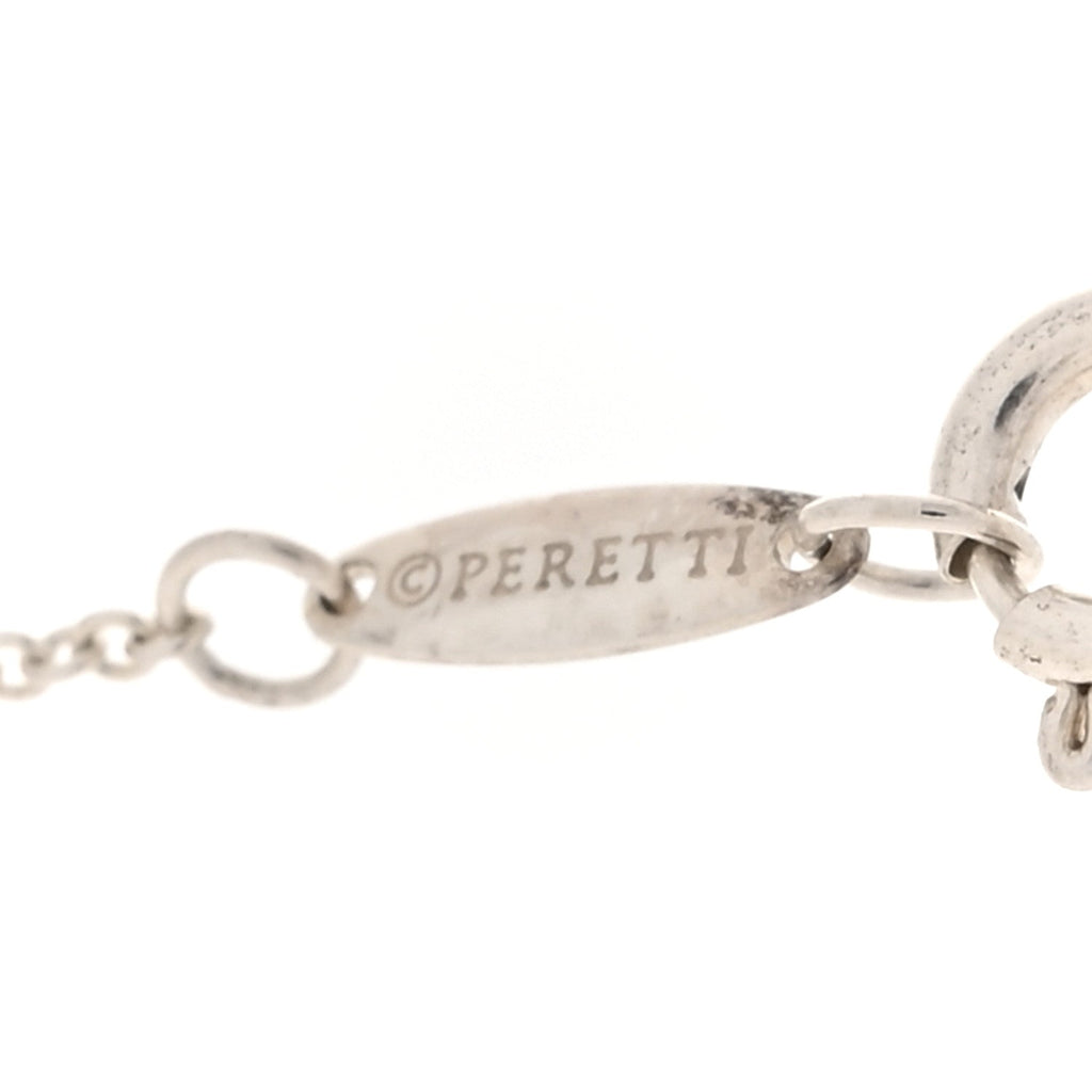 Platinum Elsa Peretti Zodiac Virgo Pendant Necklace